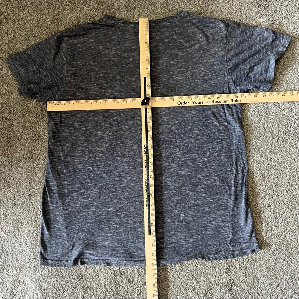 Sunday work clothes shirt mens large blue‎ front pocket tee casual basic capsule - Picture 6 of 8